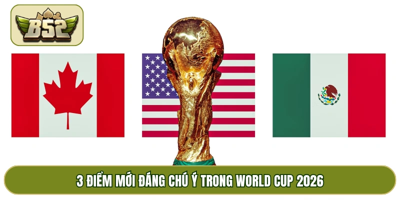 3 điểm mới đáng chú ý trong World Cup 2026